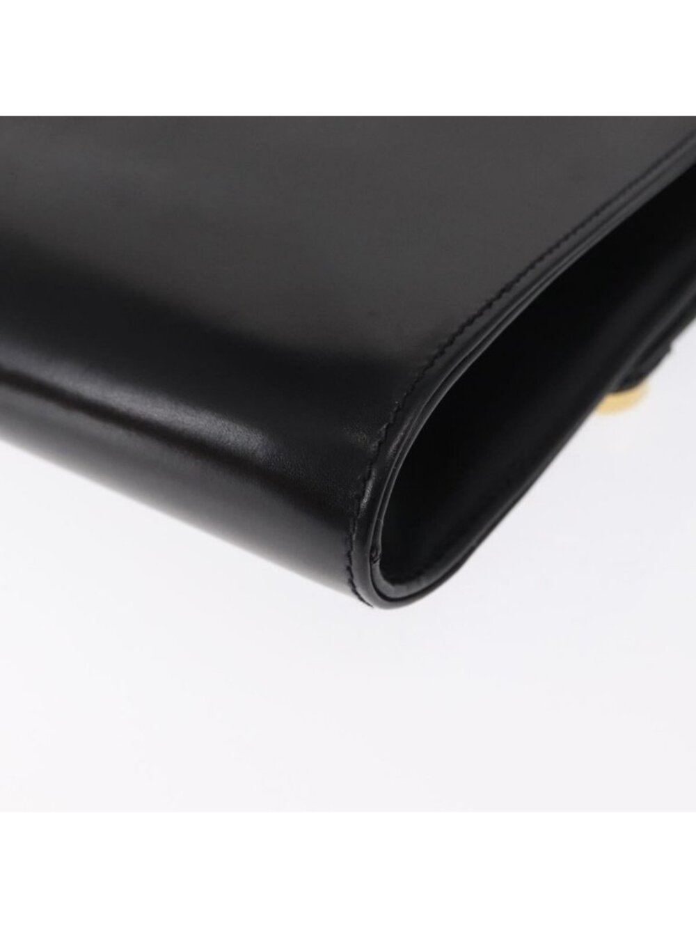 Authentic GUCCI Shoulder Bag Leather Black Gold 004 056 0209 - Picture 5 of 16